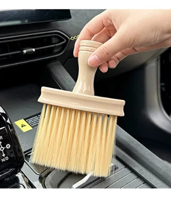 Saplı Detay Fırça Kahve