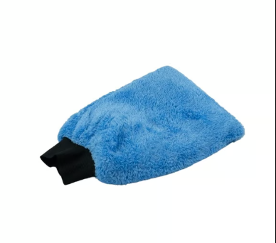 Oto Yıkama Eldiveni Mikrofiber Mavi