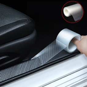 Eşik Koruyucu Bant 3D Şeffaf Karbon 5mt