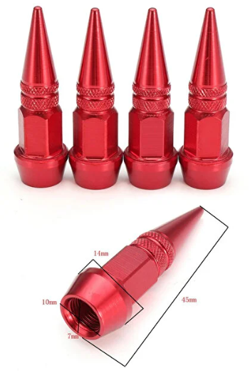 Sibop Kapağı Sivri 45mm Kırmızı