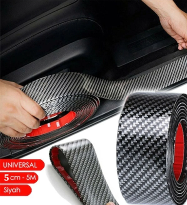 Tampon Çamurluk Koruyucu Bant 5mt Karbon