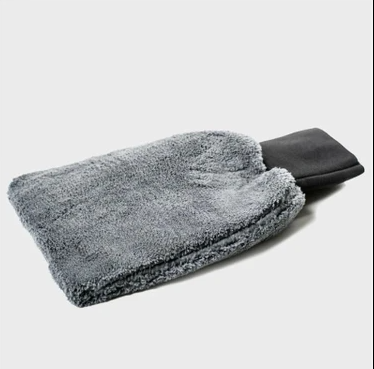 Oto Yıkama Eldiveni Mikrofiber Gri